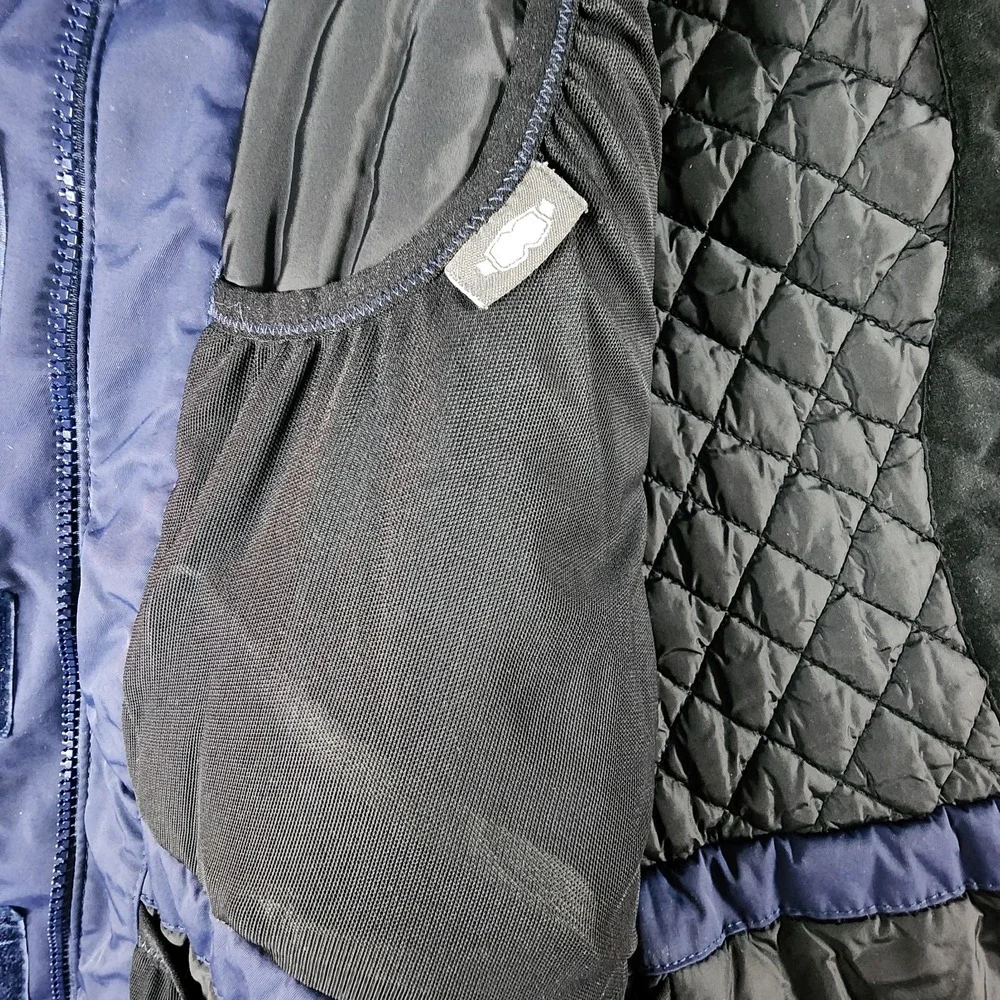 L.L. Bean Primaloft Utility Jacket Field Coat Men's Small‎ Navy Blue Full Zip